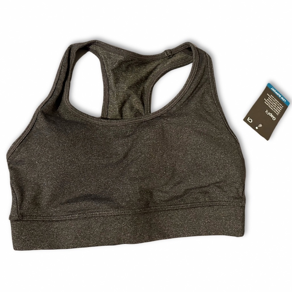 Gap Fit Racerback Women’s Sports Bra Gray Size XS